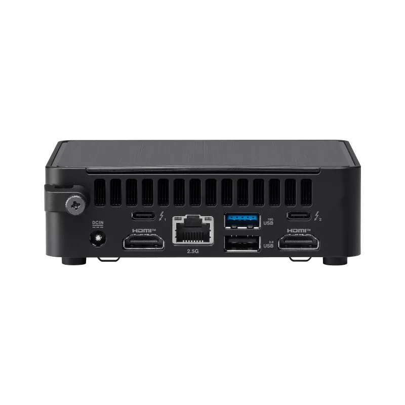 ASUS NUC 14 Pro Barebone Mini PC (RNUC14RVHI300000I) — Intel Core 3 100U | 2C/4T | 4.7GHz | Intel Graphics | DDR5-5600 | Thunderbolt 4 | Wi-Fi 6E | 2.5G LAN | No RAM / No SSD / No OS | 3-Year Warranty
