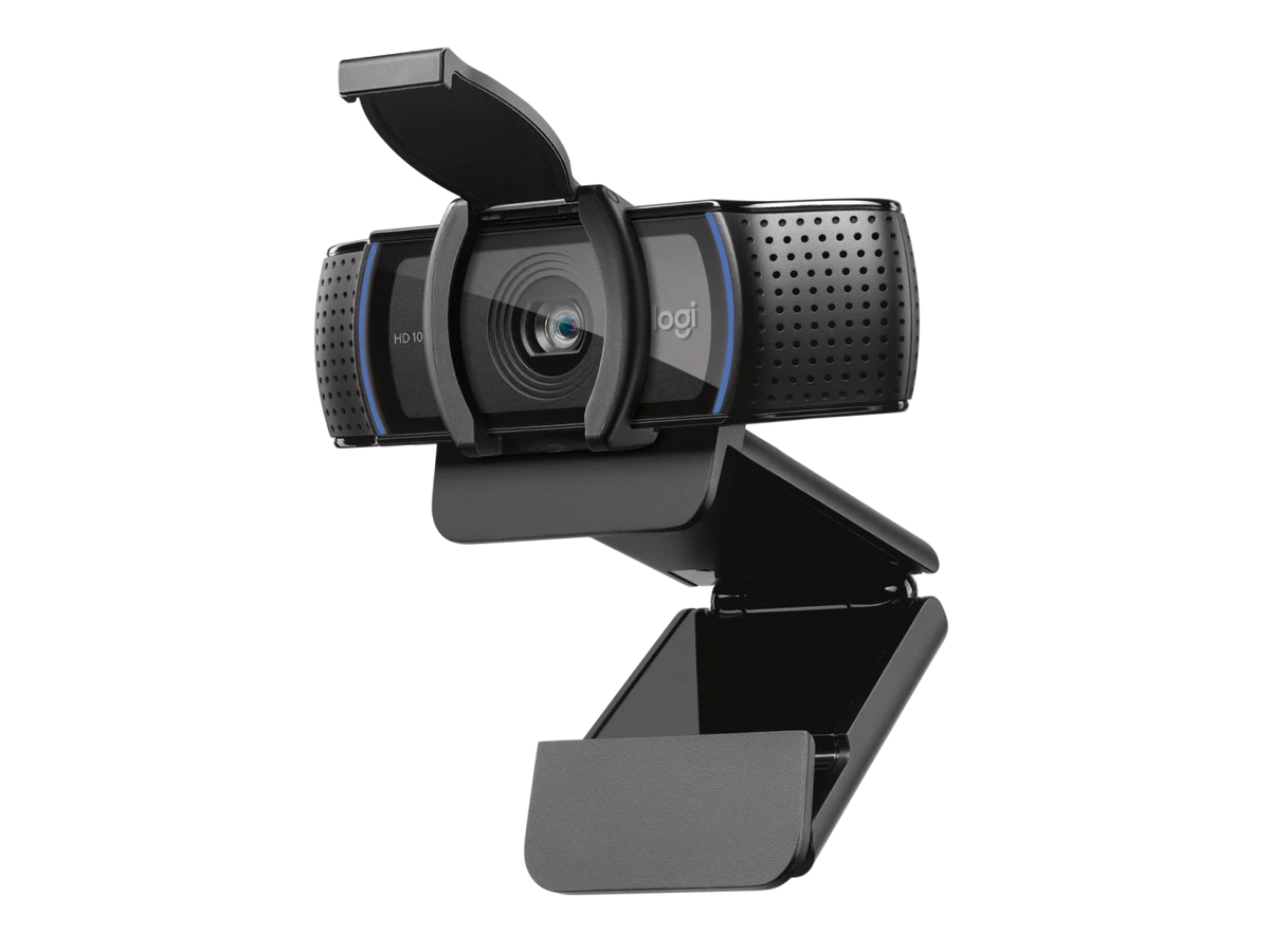 Logitech C920e Business Webcam — Full HD 1080p | 78° FOV | Autofocus | Dual Mics | USB-A | Privacy Shutter