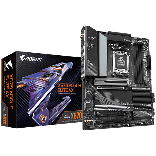 Gigabyte X670 Aorus Elite AX Motherboard - Image 2