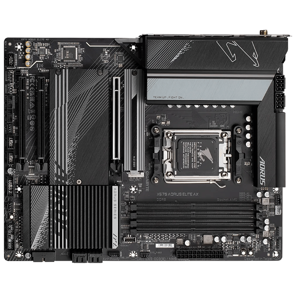 Gigabyte X670 Aorus Elite AX Motherboard - Image 4