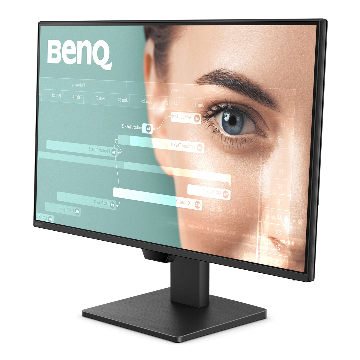 BenQ GW2490P 23.8" FHD IPS Eye-Care Home Office Monitor — 1920×1080 | 120Hz | 5ms GtG/1ms MPRT | 1500:1 | 99% sRGB | 2×HDMI + DisplayPort | Built-in Speakers | TÜV Flicker-Free | Low Blue Light+ | VESA MediaSync | 3-Year Warranty