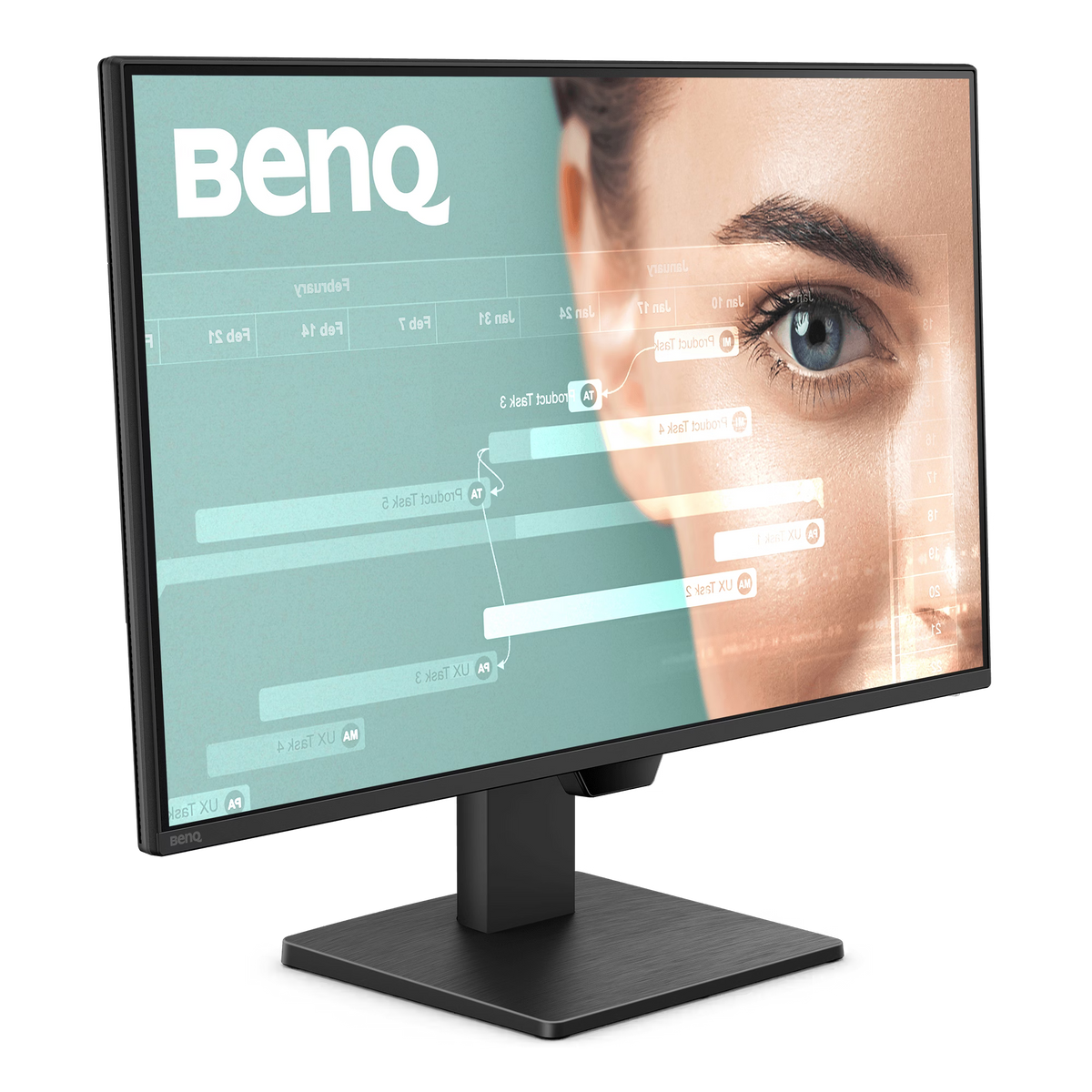 BenQ GW2490P 23.8" FHD IPS Eye-Care Home Office Monitor — 1920×1080 | 120Hz | 5ms GtG/1ms MPRT | 1500:1 | 99% sRGB | 2×HDMI + DisplayPort | Built-in Speakers | TÜV Flicker-Free | Low Blue Light+ | VESA MediaSync | 3-Year Warranty