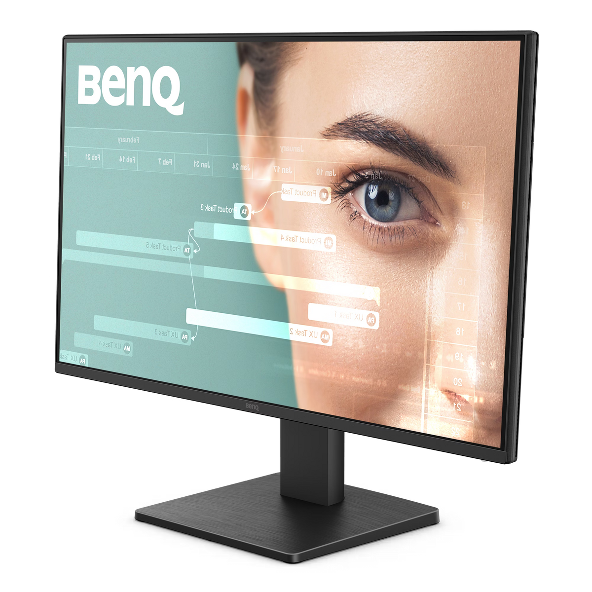 BenQ GW2491P 23.8" FHD IPS Eye-Care Home Office Monitor — 1920×1080 | 120Hz | 5ms GtG/1ms MPRT | 99% sRGB | TÜV Flicker-Free | Low Blue Light+ | ePaper & Care Mode | HDMI + DisplayPort | 3-Year Warranty