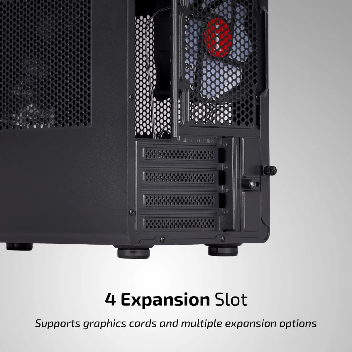 iBall MT:30 Mini-Tower Micro-ATX / Mini-ITX PC Cabinet with SMPS — Black / White