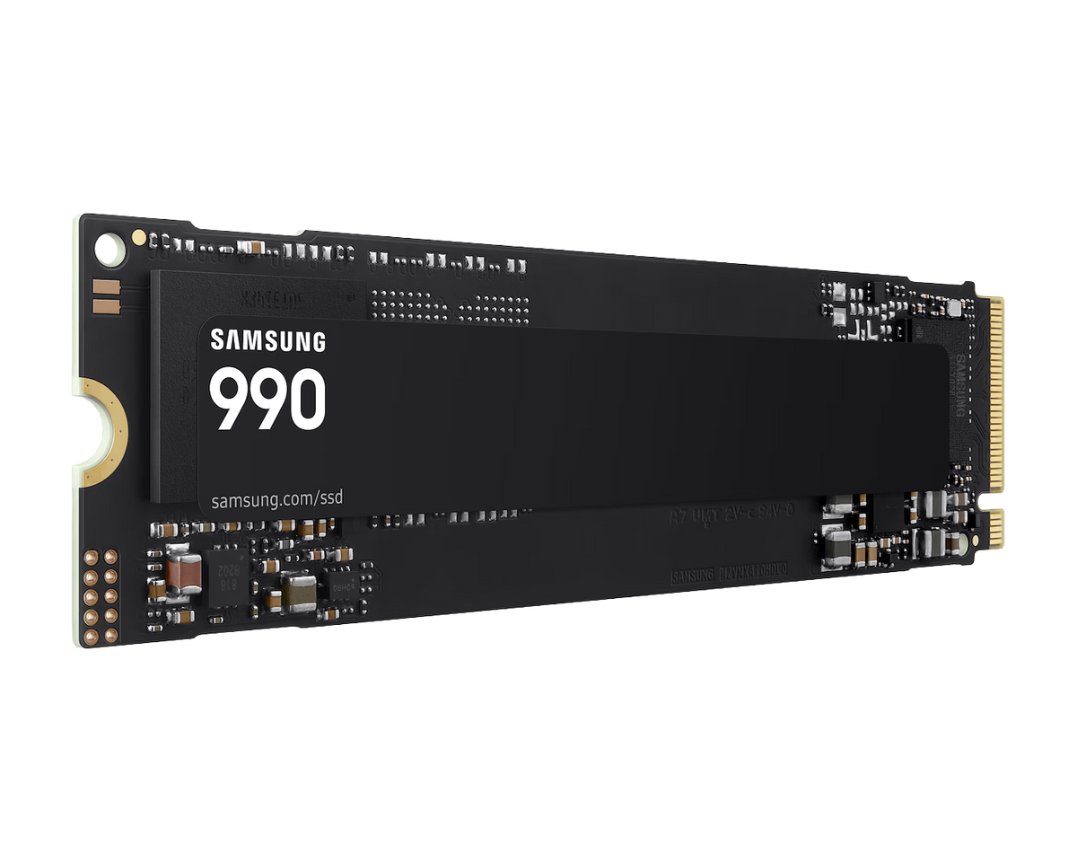 Samsung 990 PCIe 4.0 NVMe M.2 SSD 1TB — MZ-V9V1T0BW | Up to 7,150 MB/s Read