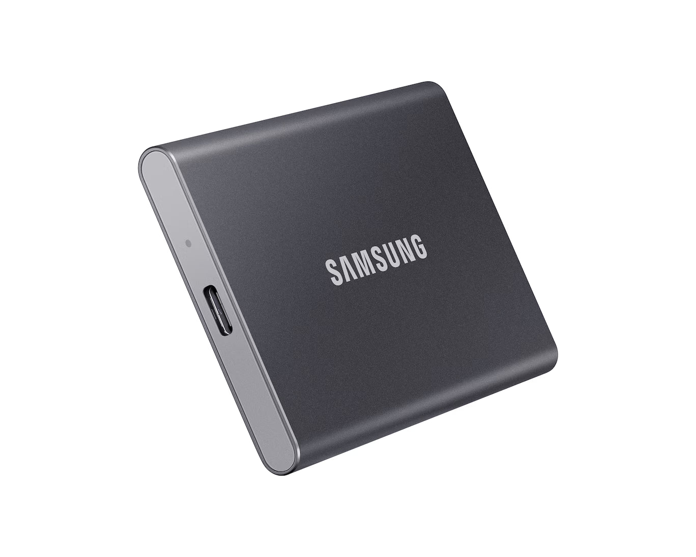 Samsung Portable SSD T7 2TB — USB 3.2 Gen 2 | 1,050 MB/s | AES 256-bit | Dynamic Thermal Guard | Titan Grey (MU-PC2T0T)