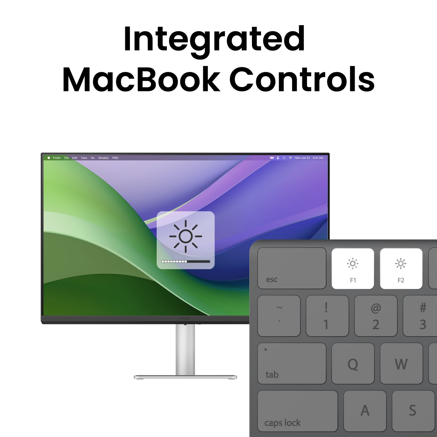 BenQ MA320UP 32" 4K Nano Gloss IPS Monitor for MacBook — USB-C 90W | Display P3 | HDR600