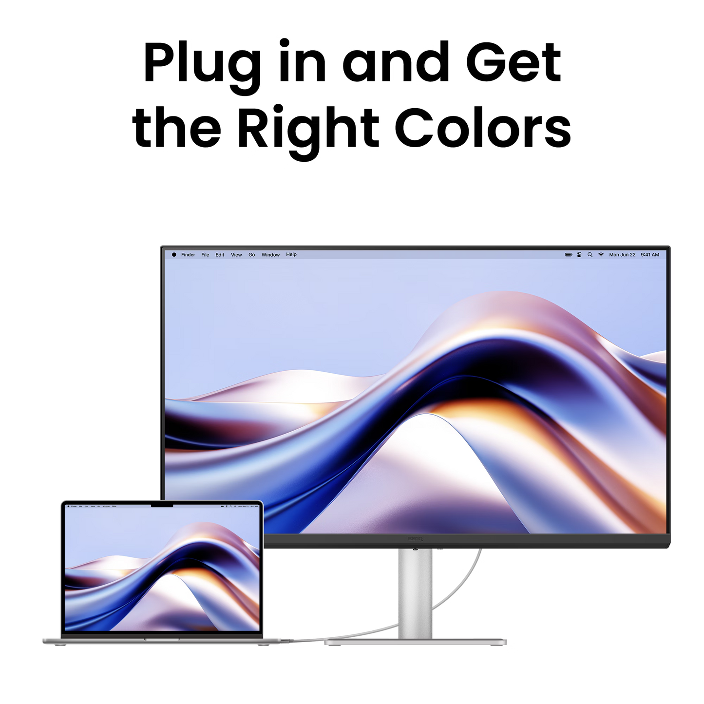BenQ MA320UP 32" 4K Nano Gloss IPS Monitor for MacBook — USB-C 90W | Display P3 | HDR600