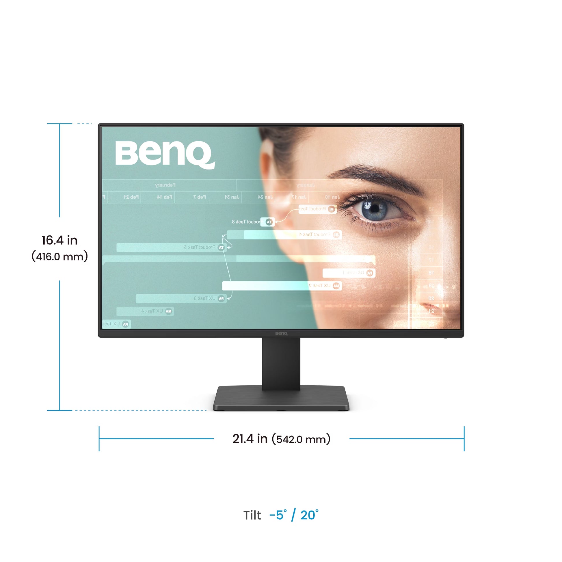 BenQ GW2491 I 23.8" FHD 100Hz Eye Care Monitor with 99% sRGB Color Excellence