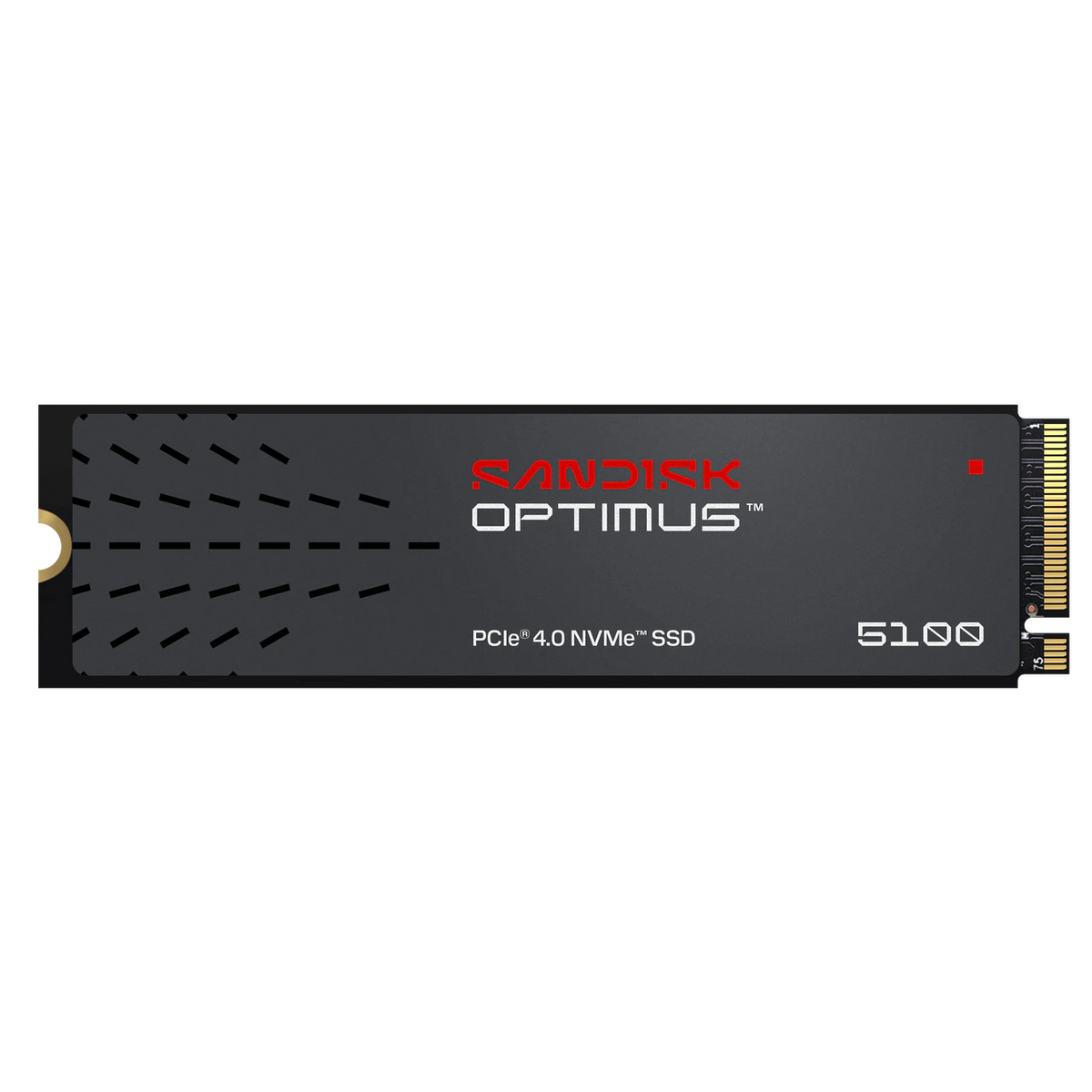 SANDISK Optimus 5100 NVMe PCIe 4.0 M.2 2280 SSD 500GB — 6,600 MB/s Read | 8th Gen BiCS QLC NAND | nCache 4.0 | 5-Year Warranty (SDSP51500GAN-000E0)