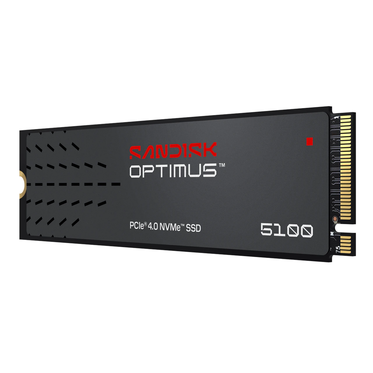 SANDISK Optimus 5100 NVMe PCIe 4.0 M.2 2280 SSD 500GB — 6,600 MB/s Read | 8th Gen BiCS QLC NAND | nCache 4.0 | 5-Year Warranty (SDSP51500GAN-000E0)