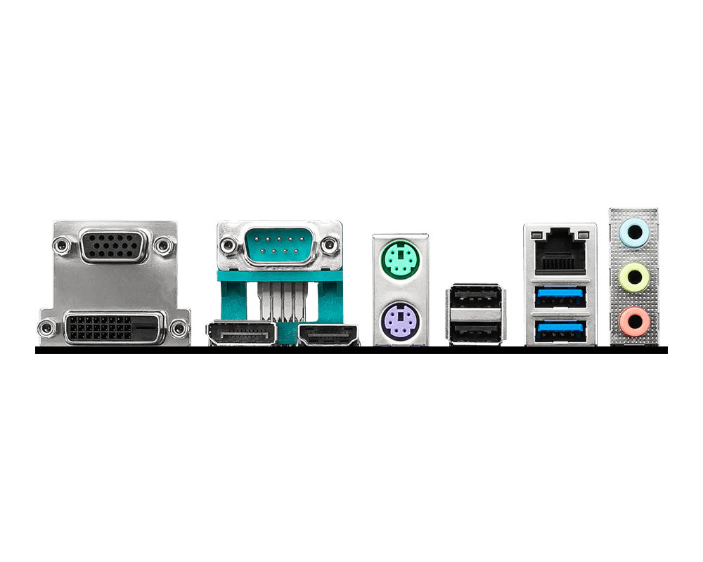 MSI PRO H610M-C EX Intel H610 Micro-ATX Motherboard — LGA1700 | DDR5 | PCIe 4.0 | Quad Display | COM Port | Business PRO Series