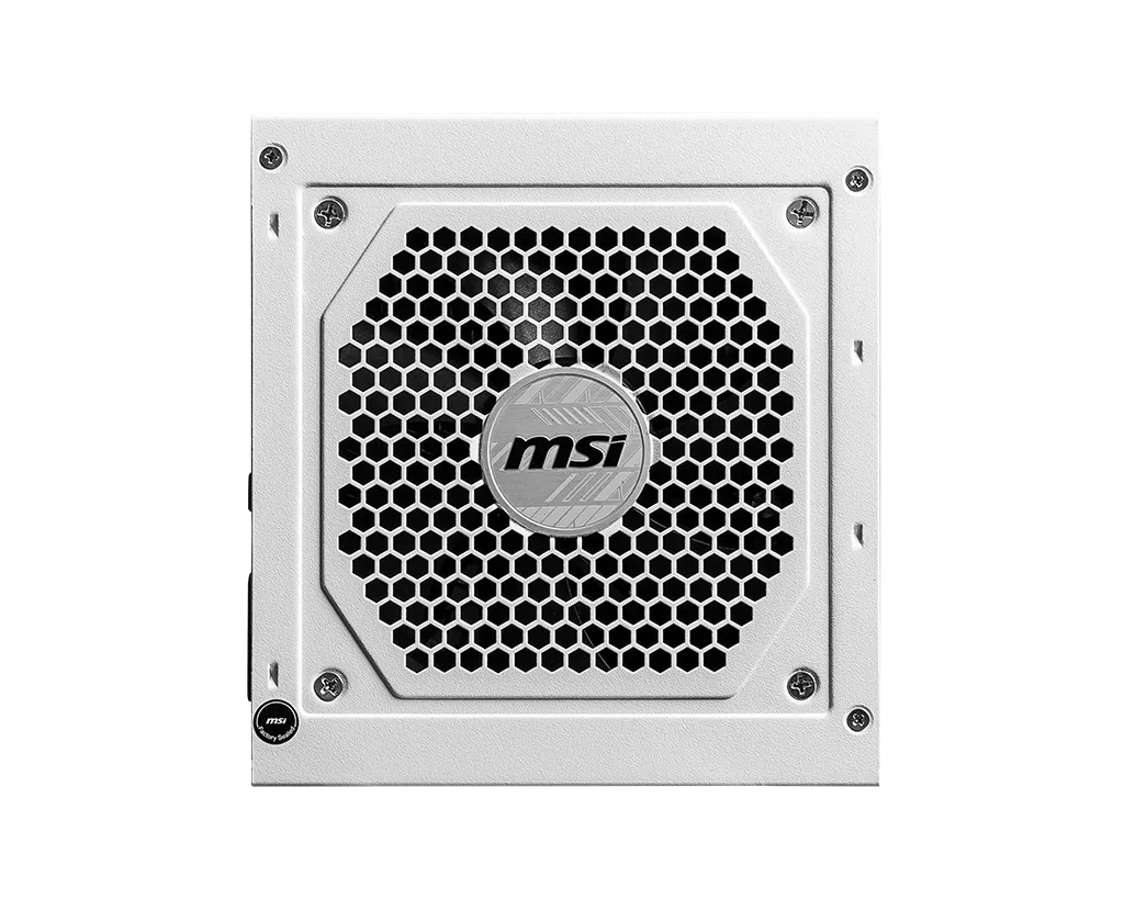 MSI MAG A850GL PCIE5 WHITE 850W Fully Modular ATX 3.1 PSU — 80 Plus Gold | Cybenetics Platinum | PCIe 5.1 | 12+4 Pin Native | Dual EPS | FDB Fan | LLC Full-Bridge | 7-Year Warranty
