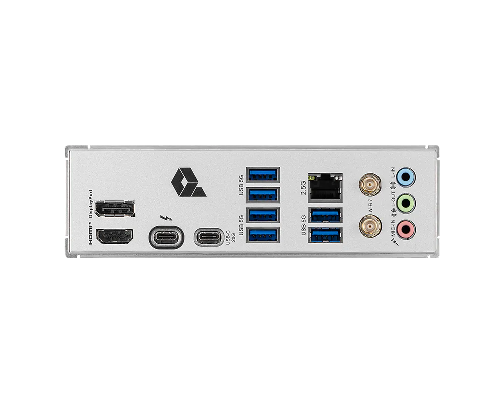 MSI PRO Z890-S WIFI Intel Z890 ATX Motherboard — LGA1851 | DDR5 | PCIe 5.0 | Wi-Fi 7 | 2.5GbE | Thunderbolt 4 | Silver Design | AI PC Ready