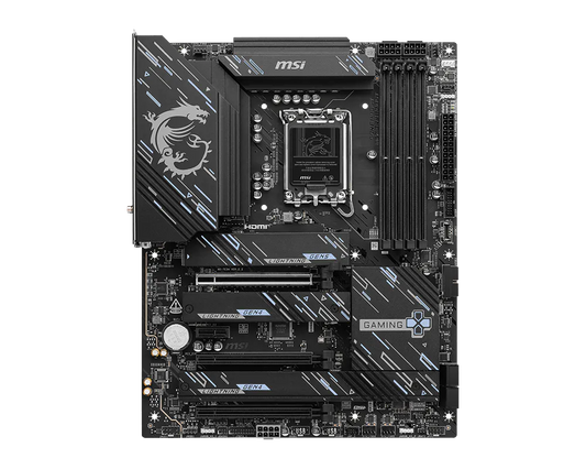 MSI Z890 GAMING PLUS WIFI Intel Z890 ATX Motherboard — LGA1851 | DDR5 | PCIe 5.0 | Wi-Fi 7 | Killer 5G LAN | Thunderbolt 4 | AI PC Ready