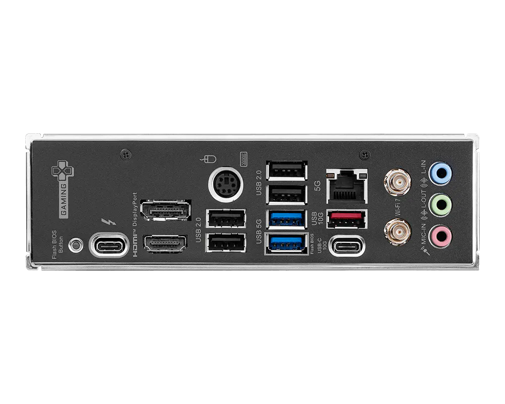 MSI Z890 GAMING PLUS WIFI Intel Z890 ATX Motherboard — LGA1851 | DDR5 | PCIe 5.0 | Wi-Fi 7 | Killer 5G LAN | Thunderbolt 4 | AI PC Ready