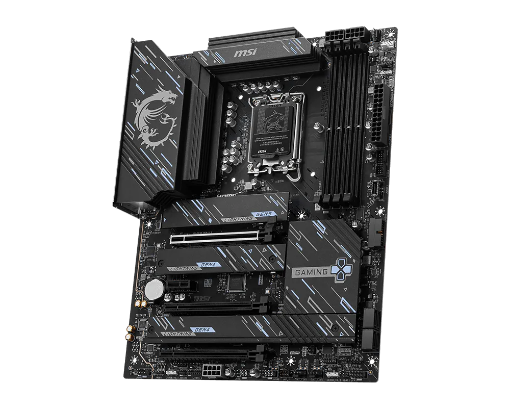 MSI Z890 GAMING PLUS WIFI Intel Z890 ATX Motherboard — LGA1851 | DDR5 | PCIe 5.0 | Wi-Fi 7 | Killer 5G LAN | Thunderbolt 4 | AI PC Ready