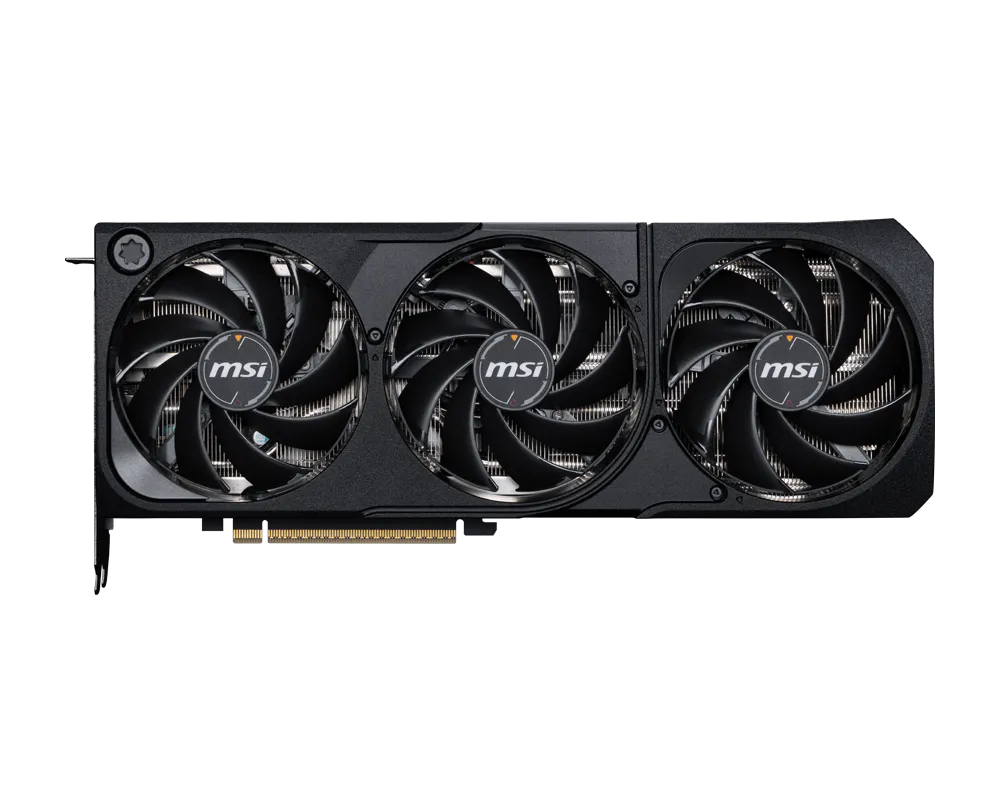 MSI GeForce RTX 5080 16G SHADOW 3X OC Graphics Card — NVIDIA Blackwell | 16GB GDDR7 | PCIe 5.0 | SFF-Ready | 2655 MHz