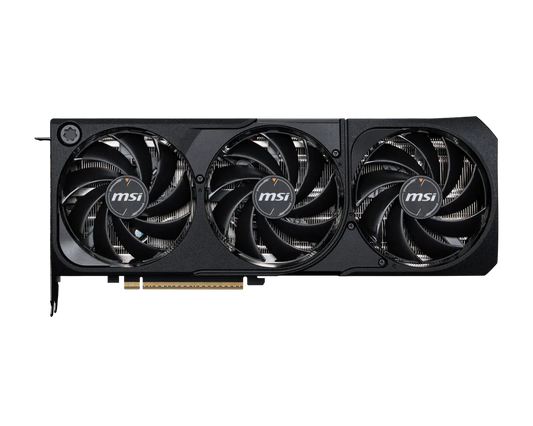 MSI GeForce RTX 5080 16G SHADOW 3X OC Graphics Card — NVIDIA Blackwell | 16GB GDDR7 | PCIe 5.0 | SFF-Ready | 2655 MHz