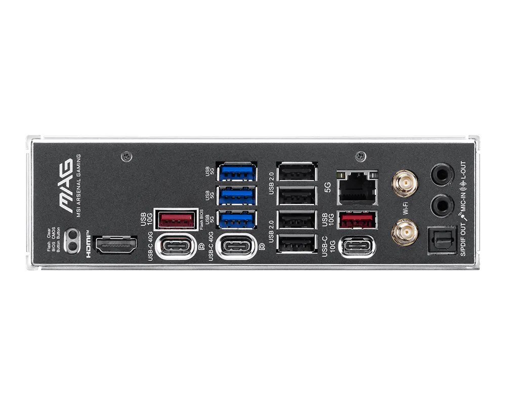MSI MAG X870E TOMAHAWK MAX WIFI AMD X870E ATX Motherboard — AM5 | DDR5 | PCIe 5.0 | Wi-Fi 7 | 5G LAN | USB 40Gbps | AI PC Ready