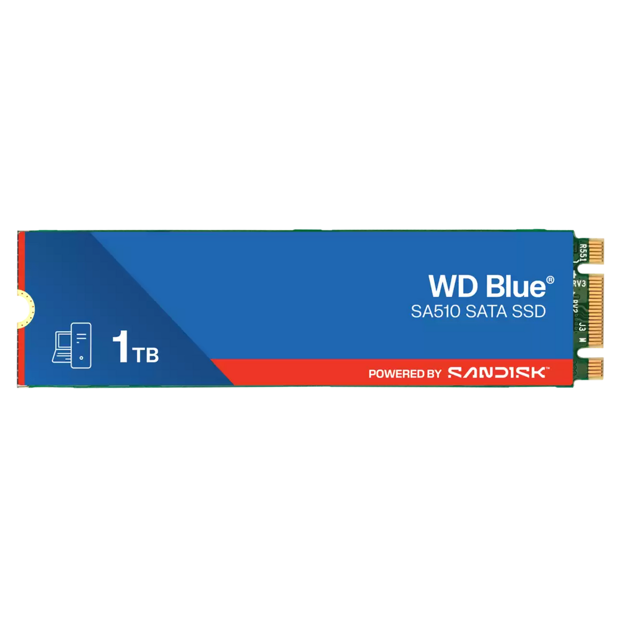 WD Blue SA510 SATA M.2 2280 SSD (250GB–2TB)