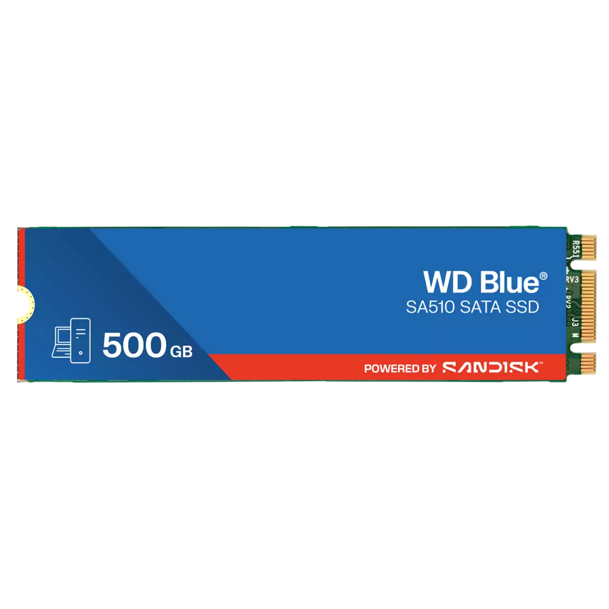 WD Blue SA510 SATA M.2 2280 SSD (250GB–2TB)
