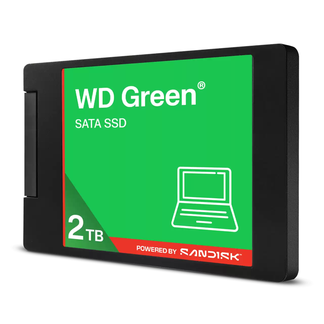 WD Green SATA SSD 2.5"/7mm cased (250Gb/500Gb/1Tb/2Tb)